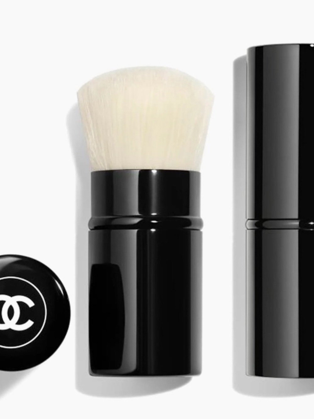Chanel Retractable Kabuki Brush - Black/White